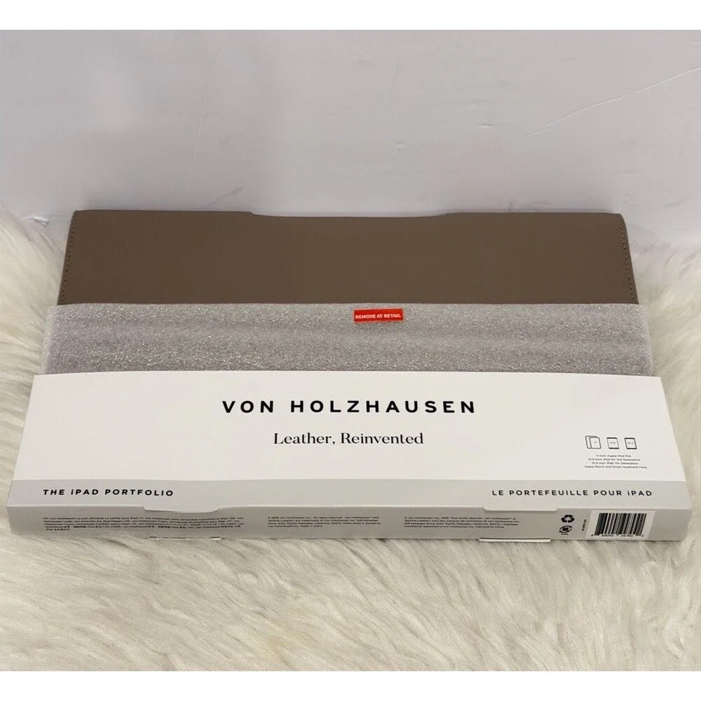 Von Holzhausen Leather Reinvented The iPad Portfolio for 11 in 10.5 In 10.2 In